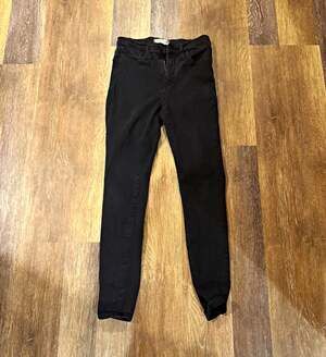 Madewell Women’s Roadtripper Jeans Black Solid Denim Regular Size 27